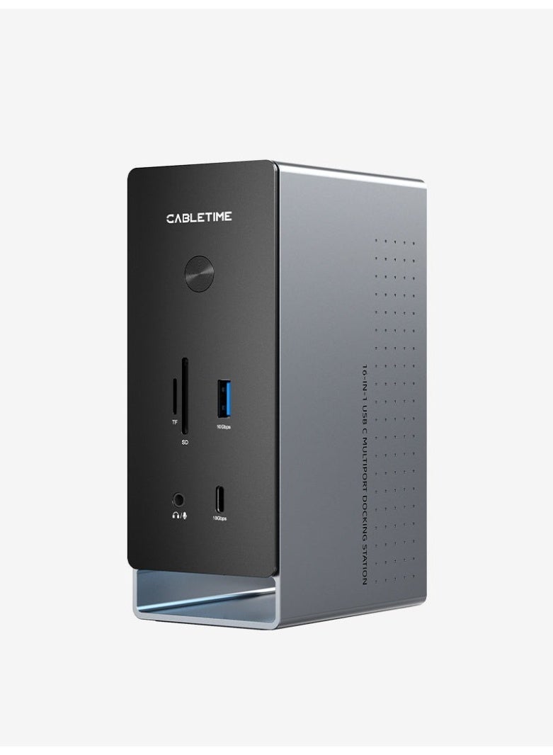 CABLETIME 16-IN-1 4K USB C Multiport Docking Station - Image 1